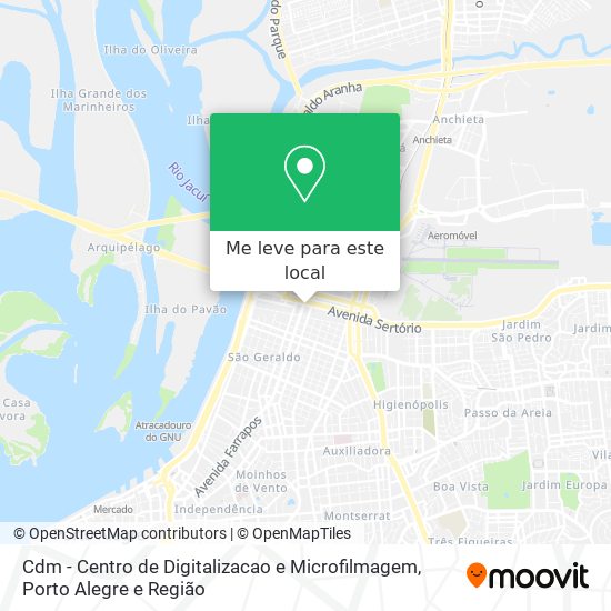 Cdm - Centro de Digitalizacao e Microfilmagem mapa
