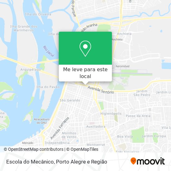 Escola do Mecânico mapa