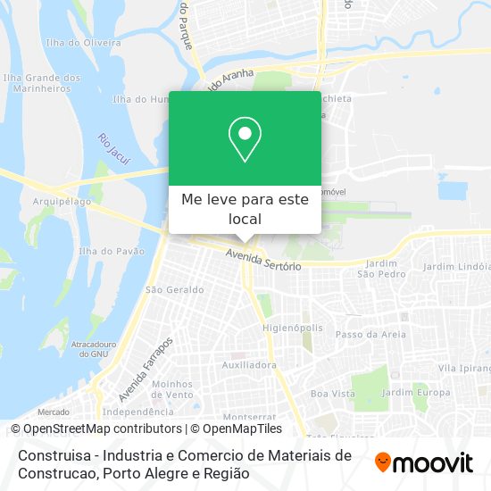 Construisa - Industria e Comercio de Materiais de Construcao mapa