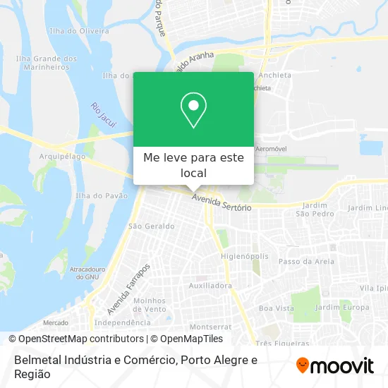 Belmetal Indústria e Comércio mapa