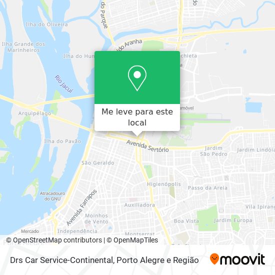 Drs Car Service-Continental mapa