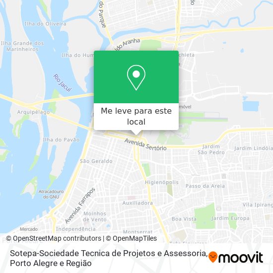 Sotepa-Sociedade Tecnica de Projetos e Assessoria mapa