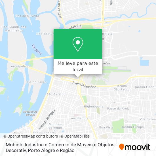 Mobiobi Industria e Comercio de Moveis e Objetos Decorativ mapa