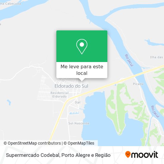 Supermercado Codebal mapa