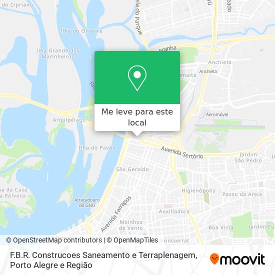 F.B.R. Construcoes Saneamento e Terraplenagem mapa