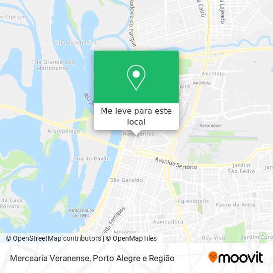Mercearia Veranense mapa