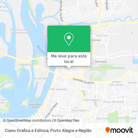 Ciano Grafica e Editora mapa