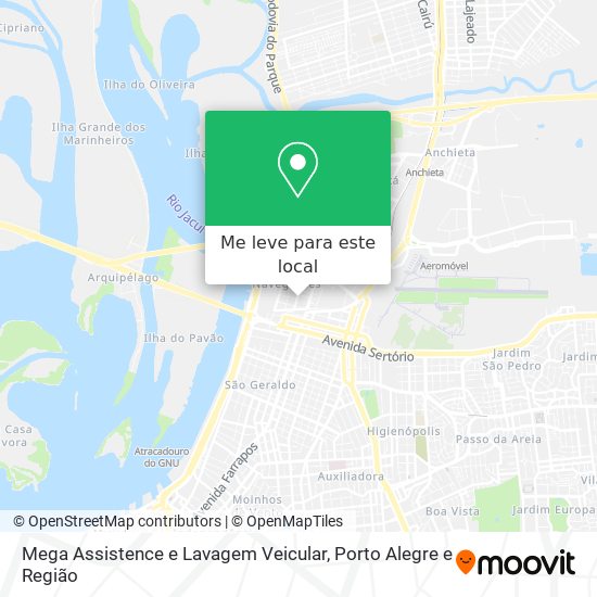 Mega Assistence e Lavagem Veicular mapa