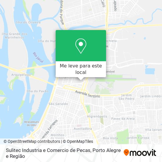 Sulitec Industria e Comercio de Pecas mapa