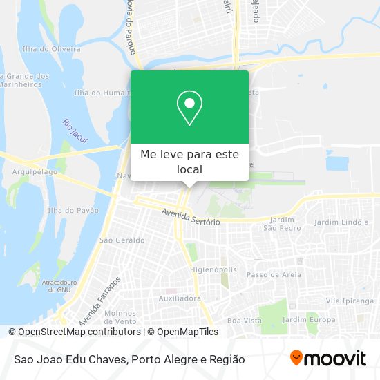 Sao Joao Edu Chaves mapa