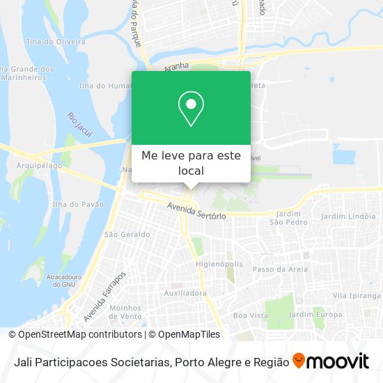 Jali Participacoes Societarias mapa