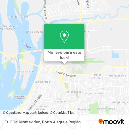 Ttl Filial Montevideo mapa