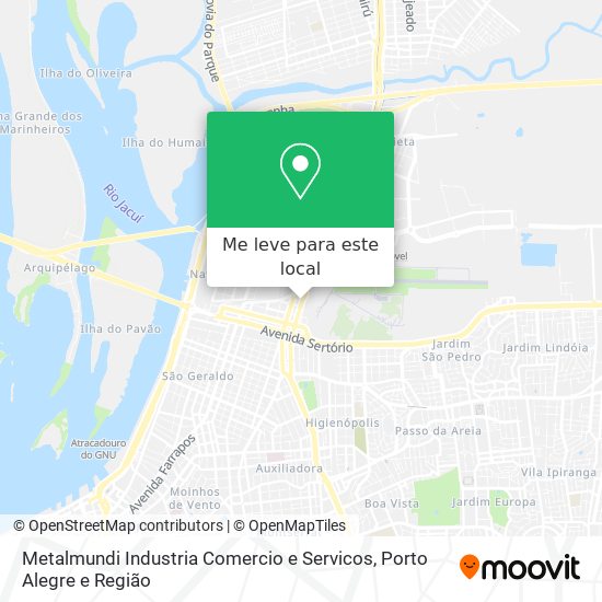 Metalmundi Industria Comercio e Servicos mapa