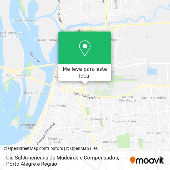 Cia Sul Americana de Madeiras e Compensados mapa