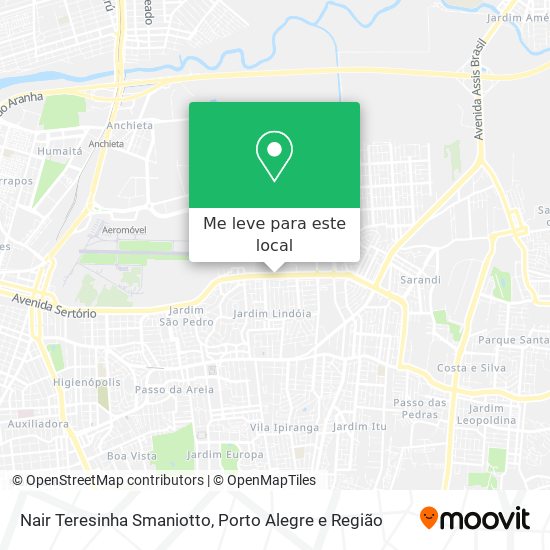 Nair Teresinha Smaniotto mapa