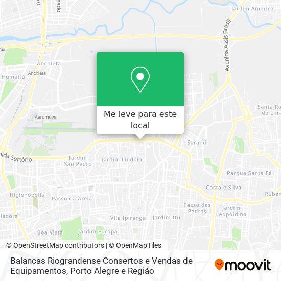 Balancas Riograndense Consertos e Vendas de Equipamentos mapa