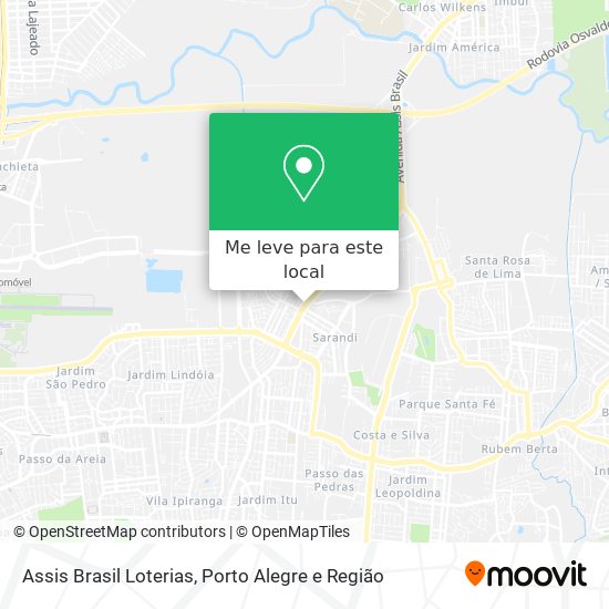 Assis Brasil Loterias mapa