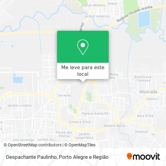 Despachante Paulinho mapa