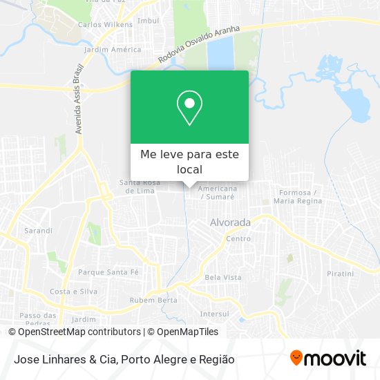 Jose Linhares & Cia mapa