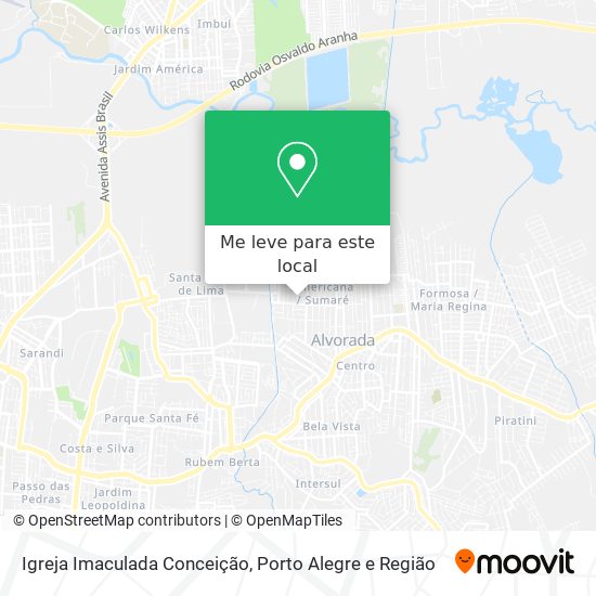 Igreja Imaculada Conceição mapa