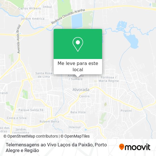 Telemensagens ao Vivo Laços da Paixão mapa