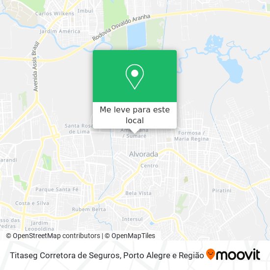 Titaseg Corretora de Seguros mapa