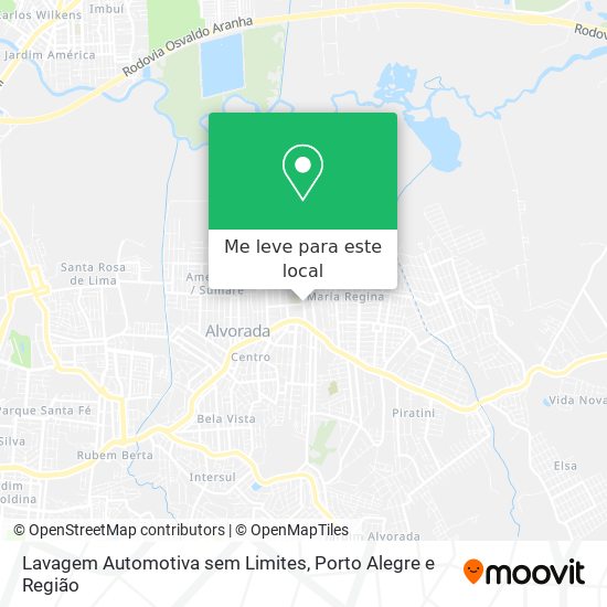 Lavagem Automotiva sem Limites mapa