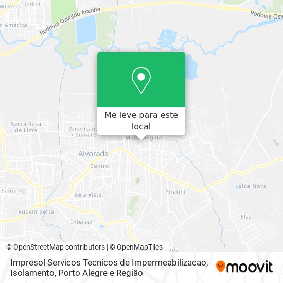 Impresol Servicos Tecnicos de Impermeabilizacao, Isolamento mapa