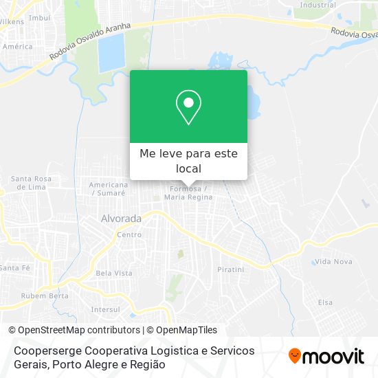 Cooperserge Cooperativa Logistica e Servicos Gerais mapa