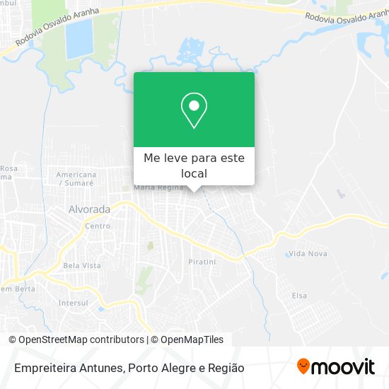 Empreiteira Antunes mapa