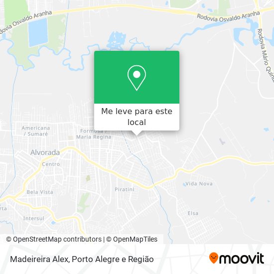 Madeireira Alex mapa