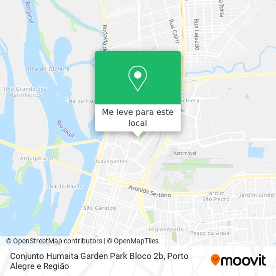 Conjunto Humaita Garden Park Bloco 2b mapa