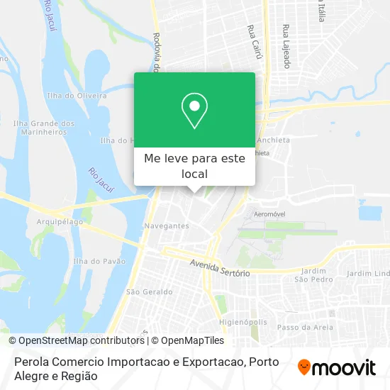 Perola Comercio Importacao e Exportacao mapa