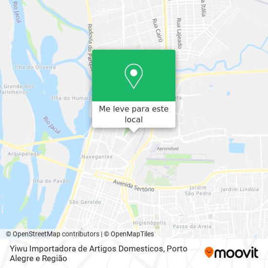 Yiwu Importadora de Artigos Domesticos mapa