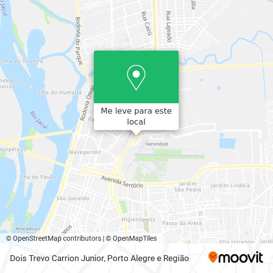 Dois Trevo Carrion Junior mapa