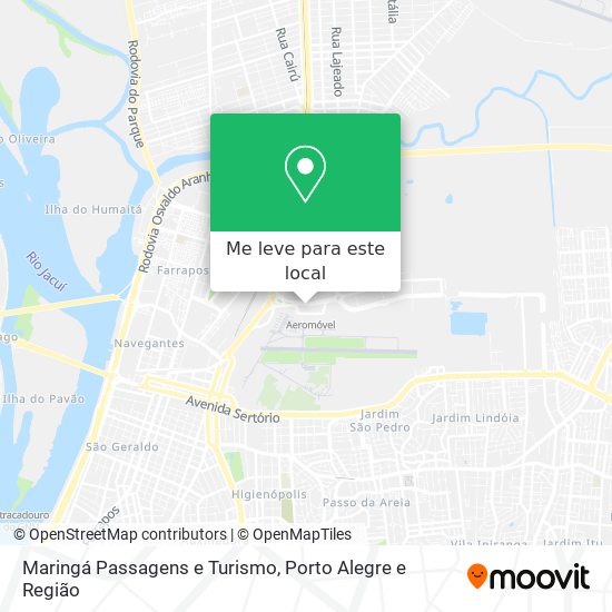 Maringá Passagens e Turismo mapa