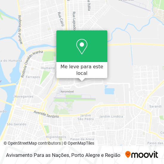 Avivamento Para as Nações mapa