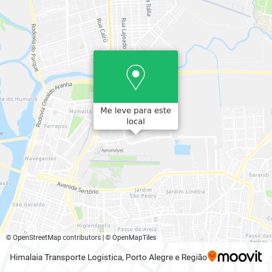 Himalaia Transporte Logistica mapa