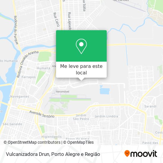 Vulcanizadora Drun mapa