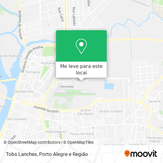 Tobs Lanches mapa