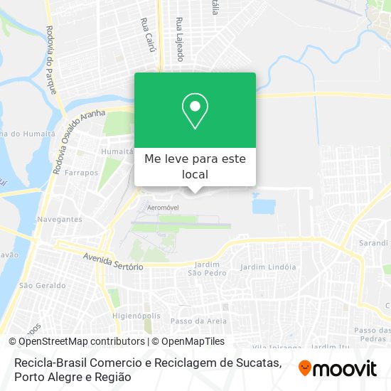 Recicla-Brasil Comercio e Reciclagem de Sucatas mapa