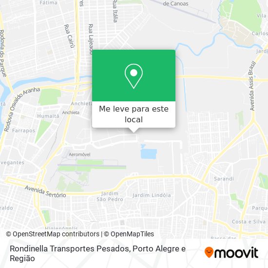 Rondinella Transportes Pesados mapa