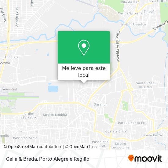 Cella & Breda mapa