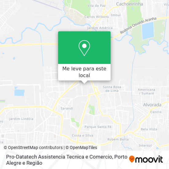 Pro-Datatech Assistencia Tecnica e Comercio mapa