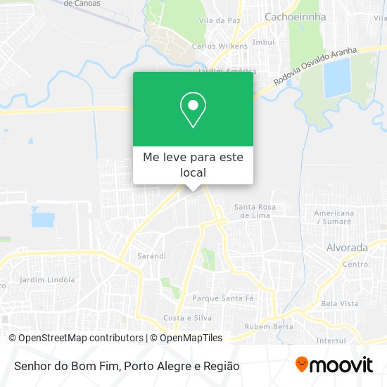 Senhor do Bom Fim mapa