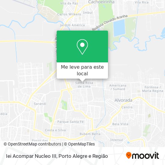 Iei Acompar Nucleo III mapa