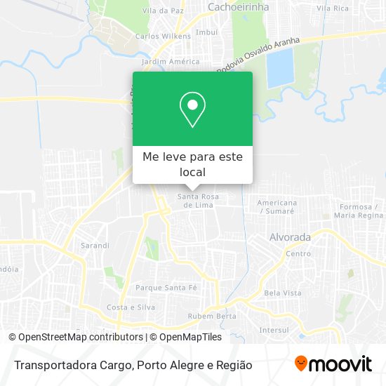 Transportadora Cargo mapa
