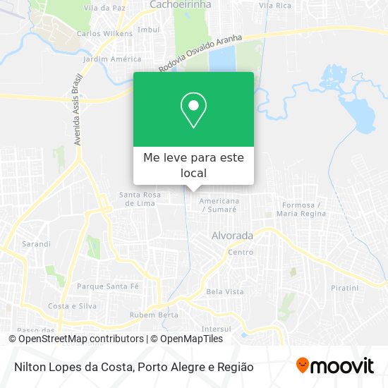 Nilton Lopes da Costa mapa