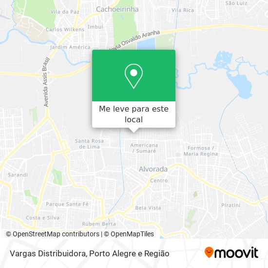 Vargas Distribuidora mapa