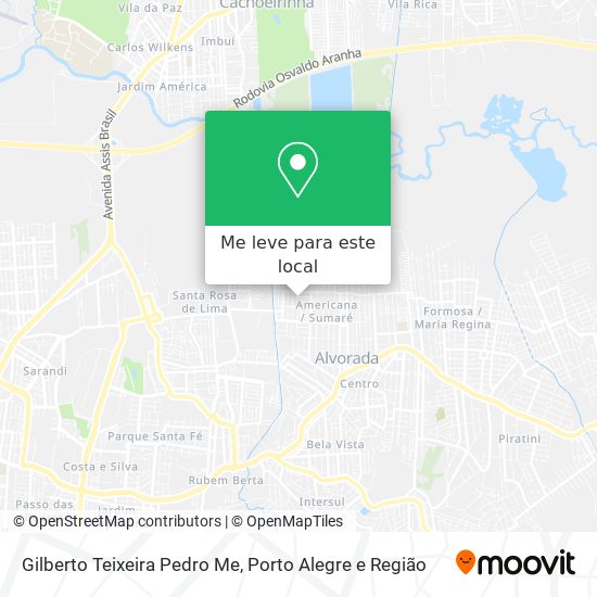 Gilberto Teixeira Pedro Me mapa